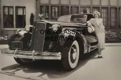Marlene Dietrich 1935 Cadillac Celebrity Car Photo Automobilia Art Deco Ornament • $7.99