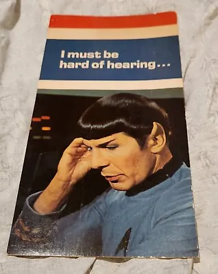 1976 STAR TREK Random House Greeting Card With Mr. Spock Ears UNPUNCHED • $10