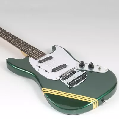Green Mustang Electric Guiatr Rosewood Fretboard 2Single Pickups Basswood Body • $259