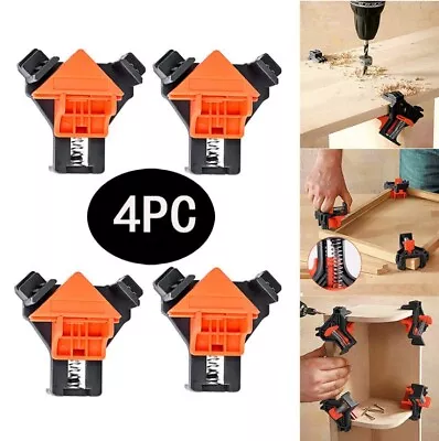 4X 90 Degree Right Angle Corner Clamp Woodworking Wood For Kreg Jigs Clamps Tool • $7.99