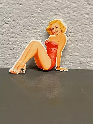 MARILYN MONROE Thick Metal Magnet Actress Model Pin Up Gas Oil Sign • $29.99