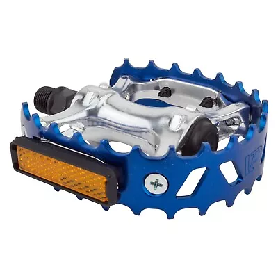 VP 747 Bear Trap Pedal 1/2  Old School Bmx Blue Fits 1 Pc Cranks • $32.32