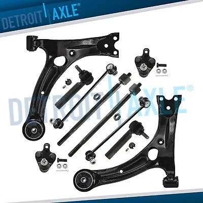 Front Lower Control Arms Sway Bars Tie Rods For 2009-2013 Toyota Corolla Matrix • $156.47