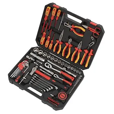 £157.31 • Buy Siegen By Sealey Electrician's Tool Kit 90pc VDE Approved Pliers Screwdrivers