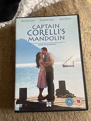 NEW Captain Corelli's Mandolin DVD - Nicolas Cage - Penelope Cruz John Hurt • £0.99