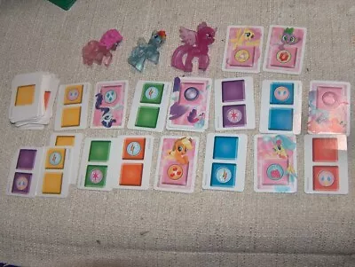 My Little Pony The Movie Candy Land 44 Cards And 3 Ponies REPLACEMENT  Parts W1 • £5.79