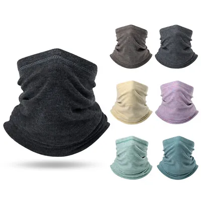 Soft Fleece Neck Gaiter Warmer Face Mask For Cold Weather Winter Outdoor Sports • $3.99