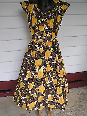 Original Vintage 1950s Floral Full Skirted Dress.....Ex Cond • $90