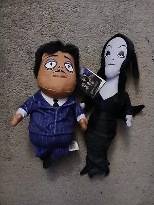 The Addams Family 13in Singing Gomez And Morticia Plush • $25