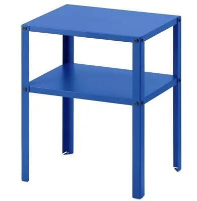 IKEA KNARREVIK Nightstand Bright Blue Limited Color 14 5/8x11   NEW With Box • £37.60