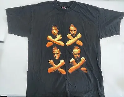 Vintage 1990's Metallica T Shirt XL Birth School Metallica Death • $415