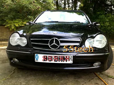 Mercedes W203 Grill C230 C320 C240 Grille BK 3 FIN 2001 2003 2002 2004 2005 2007 • $149.95