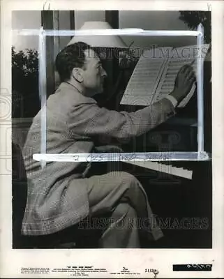 1951 Press Photo Violinist Jascha Heifetz Stars In  Of Men And Music  Film • $19.99
