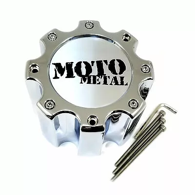 Moto Metal Chrome Center Cap 6-3/4 OD Closed For MO963 MO963 Dually 400L170MM • $35