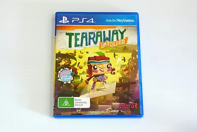 Very Good Condition TEARAWAY UNFOLDED Video Game For Playstation 4 PS4 • $14