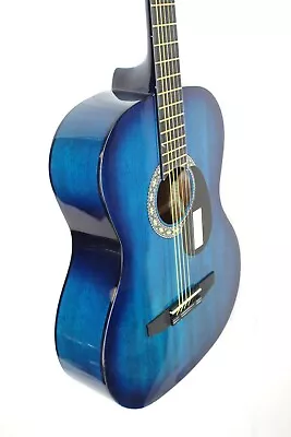 Rogue Starter Acoustic Guitar - Blue Burst  NEEDS REPAIR     #R8419 • $17.95