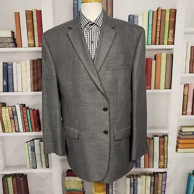 $59.99 • Buy Lauren Ralph Lauren Sport Coat Mens Size 50R Gray Two Button Blazer Jacket
