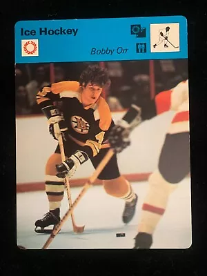 1977 Sportscaster Hockey #01-02 BOBBY ORR Boston Bruins Ex/Ex+ • $4.99