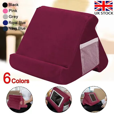 Tablet Stand Pillow Holder Book Rest Lazy Lap Reading Cushion For Phone E-Reader • £11.26