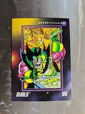 Marvel 1992 - Diablo #109 - Impel Marvel Universe Series 3 Trading Card NM • $1.33