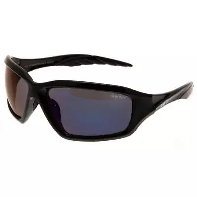 Manchester City FC Black Sunglasses Adult Sports Wrap With Cloth Bag One Size • £20.99