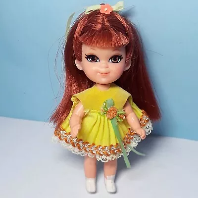 Vintage Mattel Liddle Kiddles Skediddle Doll SHEILA W/Dress & Panties • $14.95