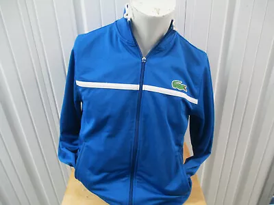 Vintage Lacoste Sport X Miami Tennis Open Itau Collar Large Sewn Jacket Staff  • $59.99