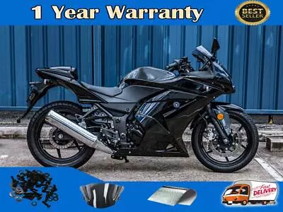 NT Injection Glossy Black Fairing Fit For Kawasaki Ninja 2008-2012 250R B003 • $349.99