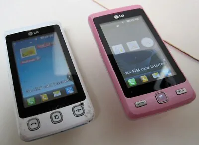 LG Cookie KP500 And KP501 Mobile Phones. USED.  Untested.  For Spares/repair. • £15