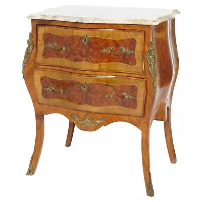 Antique French Kingwood & Rosewood Marble Top Commode With Ormolu Circa 1910 • $1160