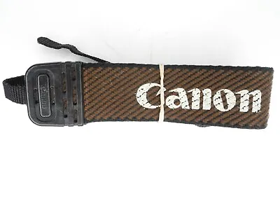 Canon EOS Vintage Brown / White Camera Neck Strap For SLR / DLSR • $10.49