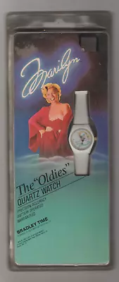 Marilyn Monroe The  Oldies  Quartz Wristwatch 1985 Used Damaged • $39.99