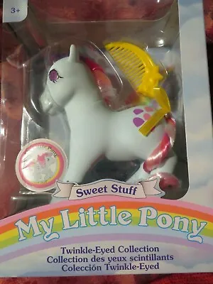 My Little Pony  ~ SWEET STUFF~ Twinkle Eye Collection ~Hasbro Retro - NEW IN BOX • $32.99