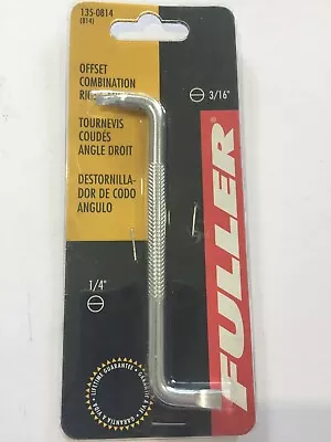 FULLER Offset Combination Right Angle Slotted Screwdriver Z-Type Elbow • $9.50