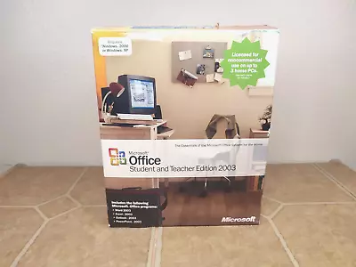 Microsoft Office 2003 Student & Teacher Edition *AS-IS* • $15