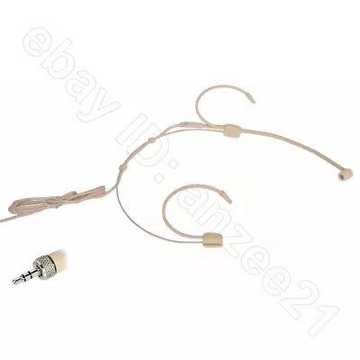 HSP2 Headset Head Microphone For Sennheiser Wireless Body Pack 3.5mm Stereo Lock • $20.39