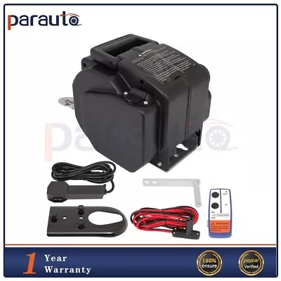 Electric Portable Winch 3500 LBS Tow Towing  Car Vehicle Trailer Boat Steel • $115.99