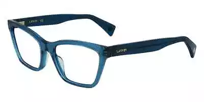 NEW LANVIN LNV2615 Petrol Optical Frame 53-17-145 Retail $357+  ITALY • $85