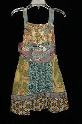 NWT Matilda Jane Girls You & Me Floral Leona Knot Dress & Sash Size 4 VHTF • $39.99