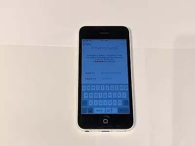 Apple Iphone 5c (a1532) Smartphone In White - For Parts Or Not Working • $27.97