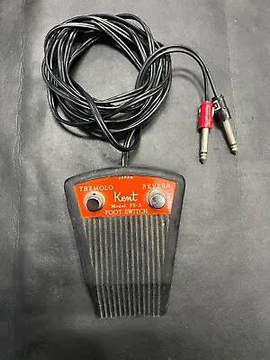 Kent Model FS-3 2- Button Foot Switch For Tremolo & Reverb • $49