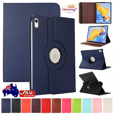 Rotate Stand Case Smart Leather Cover For IPad 5/6/7/8/9/10th Gen Air Pro 12.9  • $13.99