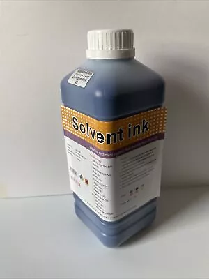  Eco Solvent Ink DX4 DX5 DX Roland Mimaki Mutoh Printers CYAN 1 Liter Fast SHIP! • $17.99