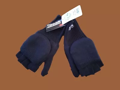 Whitewater Thinsulate 3m Convertible Fingerless Gloves Mittens • $24.95