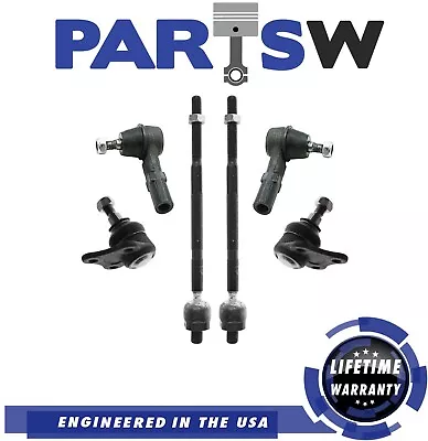 6pc Front Inner & Outer Tie Rod Ends Lower Ball Joints VW Beetle Golf Jetta • $32.18