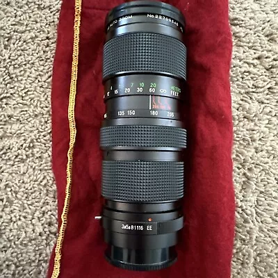 Vivitar 75-205mm F/3.8 MF MC Lens • $15.99