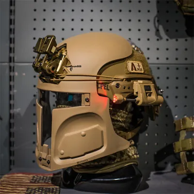 Mandalorian Shield Star Wars Cosplay Mask New For Fast Maritime Tactical Helmet • £72.90