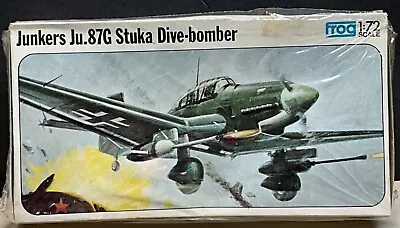 Frog 1:72 WWII Junkers Ju87G Stuka Bomber Vintage Model Airplane Kit F181 Sealed • $34.99