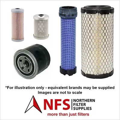 NFS Filter Kit Fits Takeuchi TB108 With YANMAR 2 TNE 68 Engine Oil Fuel And Air • £26.50