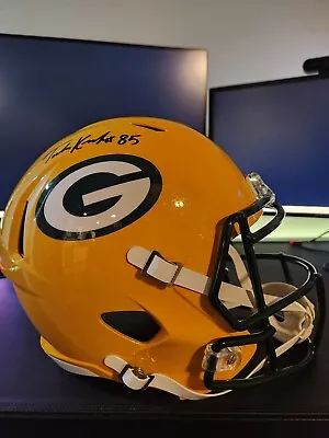 Green Bay Packers Tight End TUCKER KRAFT Signed Full Size Rep Speed Helmet - JSA • $50